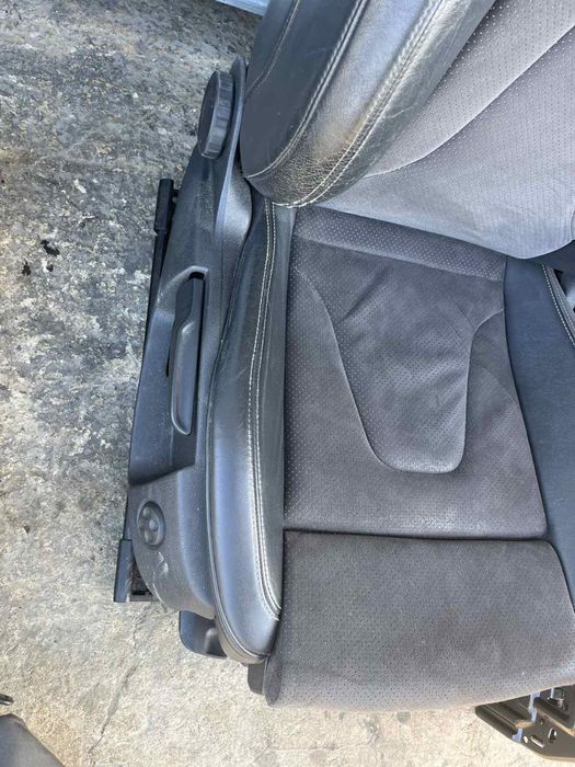 Кожен рекаро салон алкантара за Audi A5 8T Cabrio Кабрио номер 18