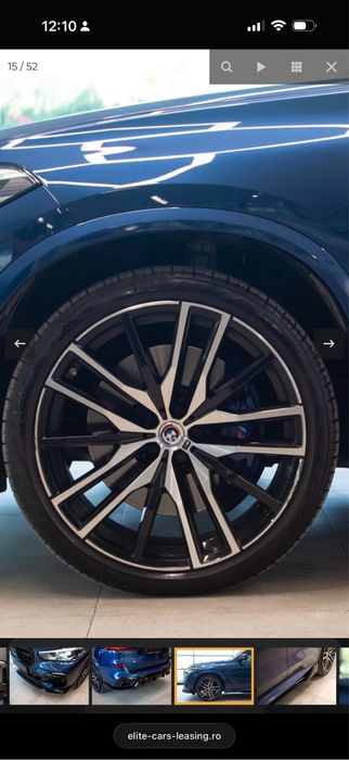 Jante Originale BMW X5 G05 / X6 G06 M Sport 742M R22 + Anvelope Pirelli