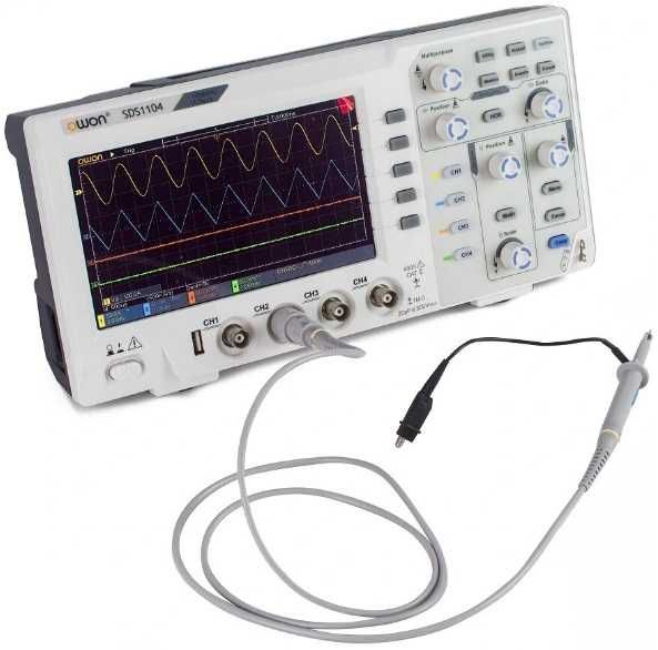 OWON SDS1104 Osciloscop 100MHz Banda, 4-Canale 1GS/s Sample Rate