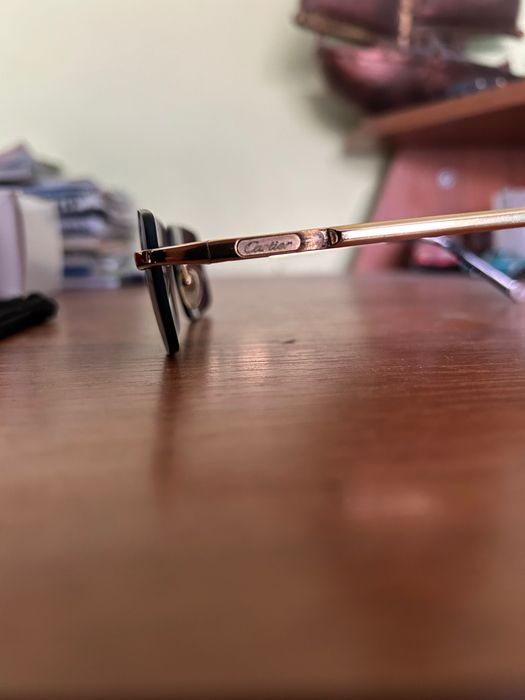 Луксозни слънчеви очила Cartier CT0055O (Rimless / Без рамка) – Пълен комплект