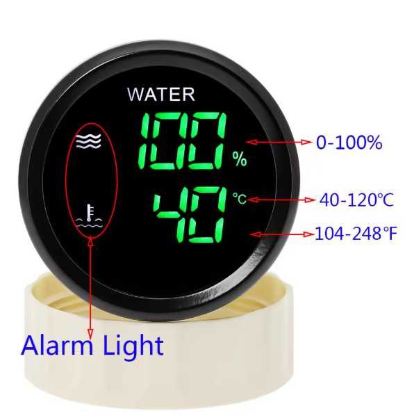 Комбиниран уред нивомер гориво + температура вода.