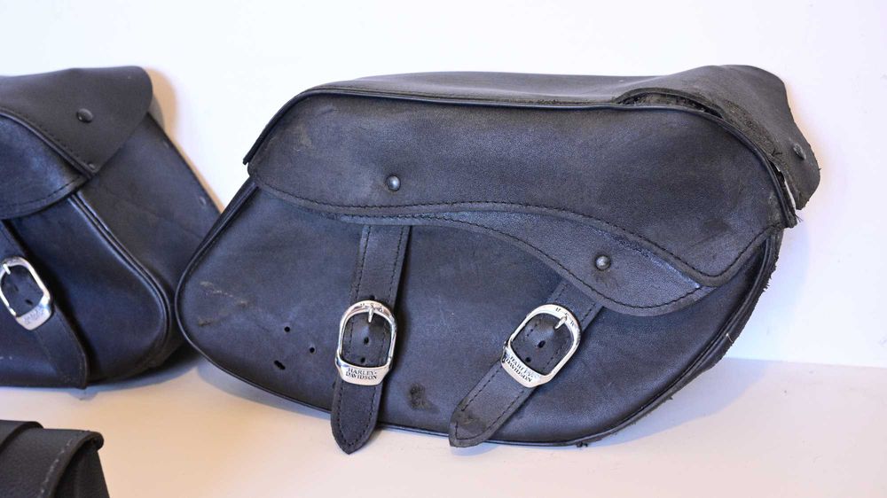 coburi piele Harley Davidson Dyna cutii laterale saddlebags