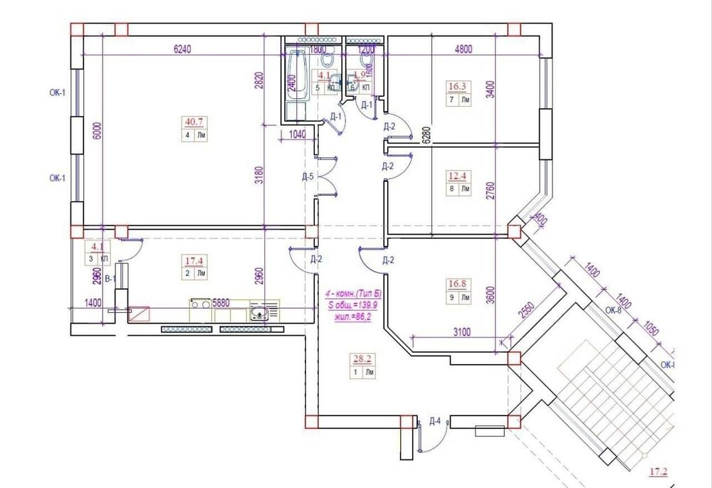 Срочно продаётся 7 ком Новостройка  Ор-р Dream House