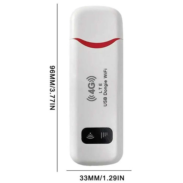 4G LTE WiFi Рутер Бисквитка за мобилен интернет. Преносим USB модем със SIM карта, 150 mbps Nano SIM