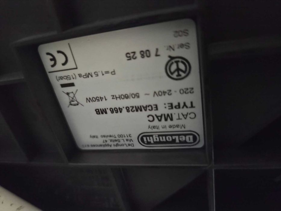 Espressor Automat DeLonghi PrimaDonna S ECAM 26.455 Aparat Cafea Boabe