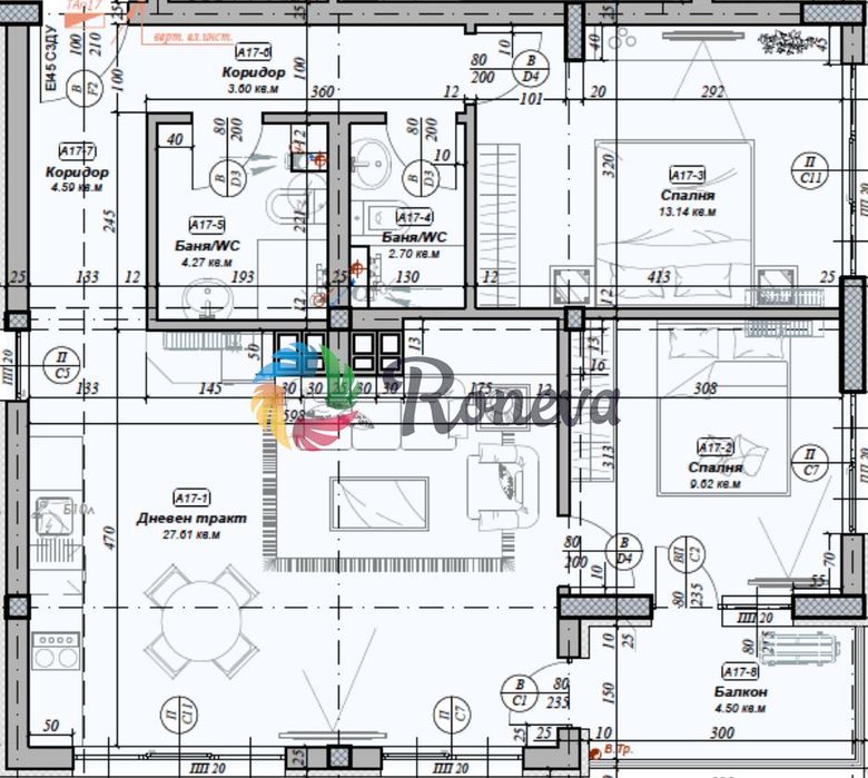 Тристаен! До ключ! Възможност за паркомясто!