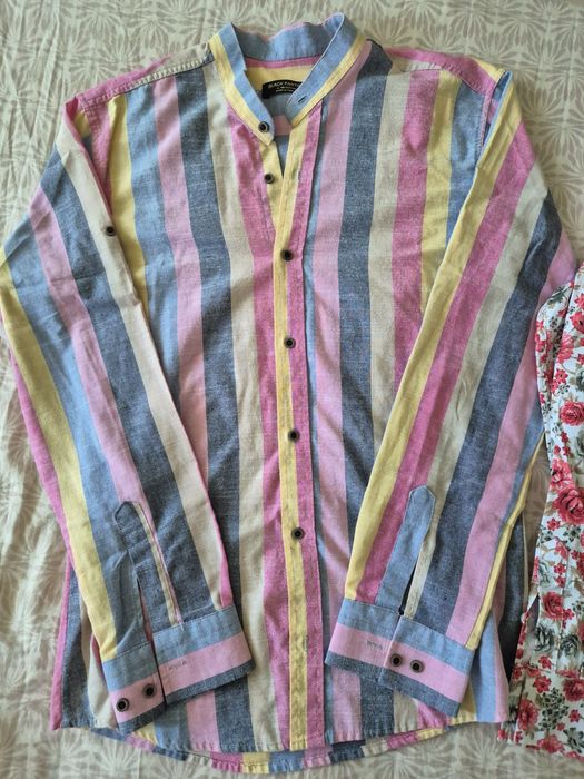 Camasa/set 2 camasi barbati colorate dungi/flori