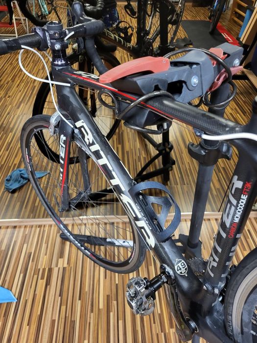 bicicleta ritter cursiera full carbon