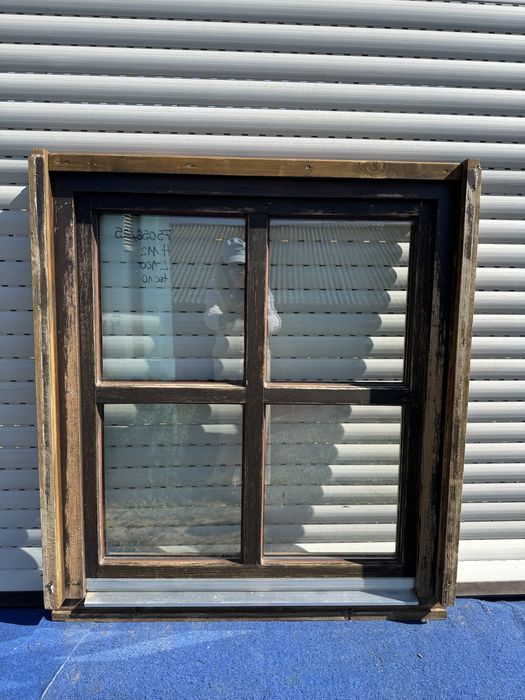 FEREASTRA LEMN TERMOPAN casa cabana antiic H 112 x L 100 Germania 10 b