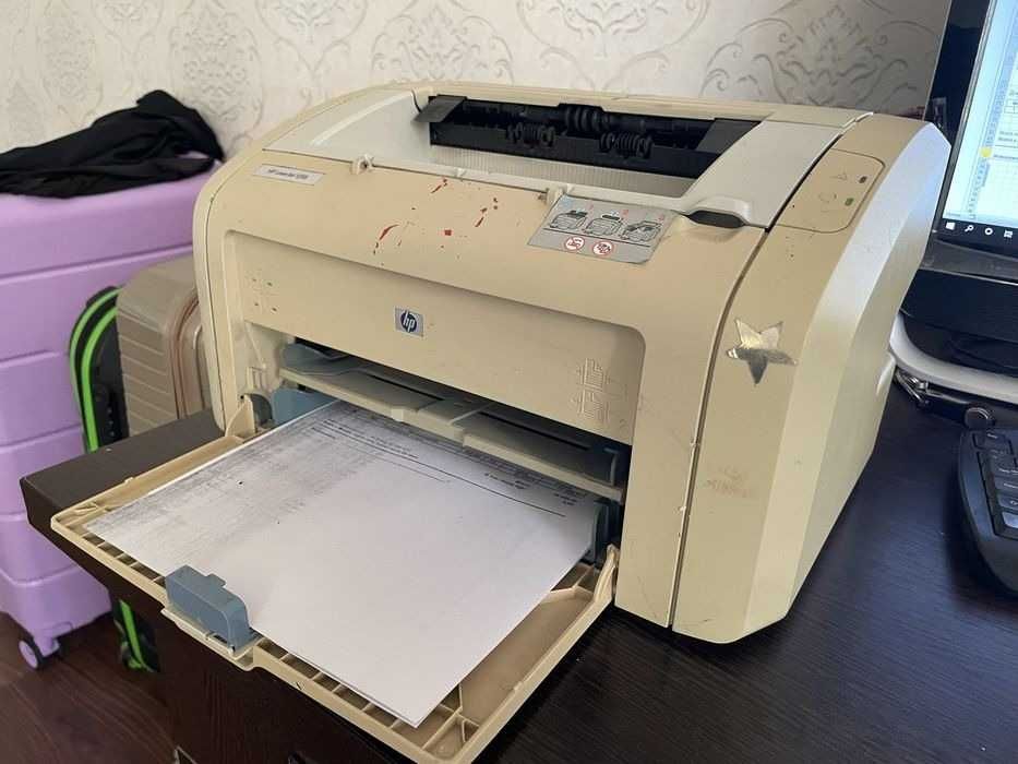 Принтер HP LaserJet 1018 в идеале печатает число 100%
