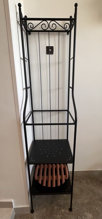 Ikea etajera metalica neagra