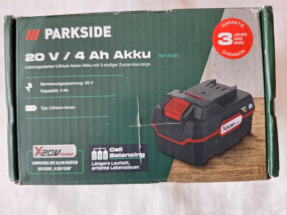 Acumulator Li-Ion Parkside Akku PAP 20 B3, 20V, 4Ah