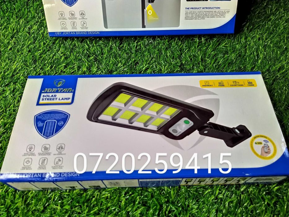 Lampa Solara Jortan 400W, incarcare solara, 160 LED-uri COB