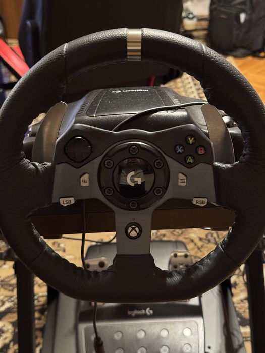 Volan gaming Logitech g920 pedale schimbator