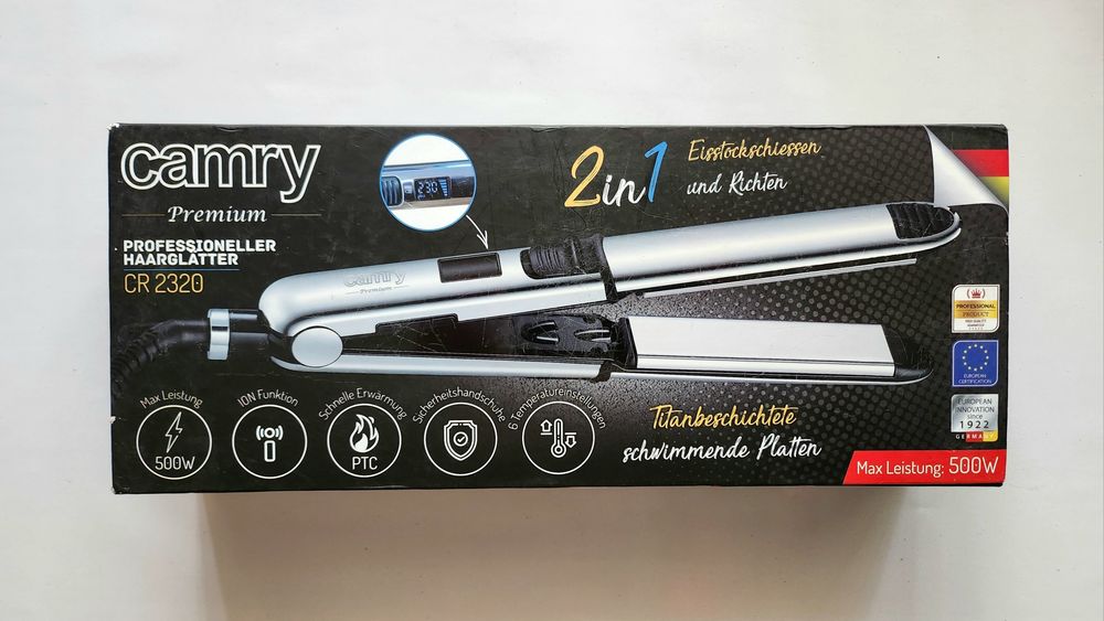 Placă de îndreptat părul, profesională Camry Premium CR 2320