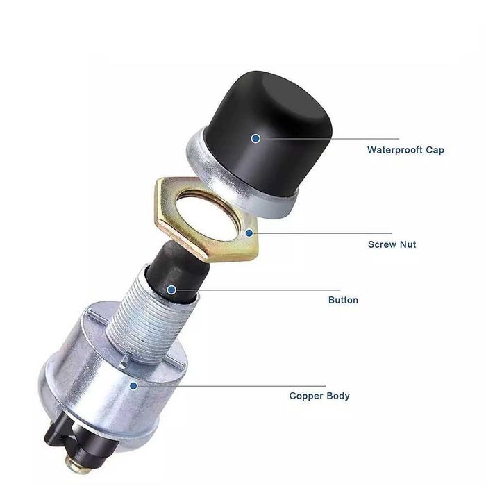 Старт бутон за запалване, клаксон, тромба 12V 50A