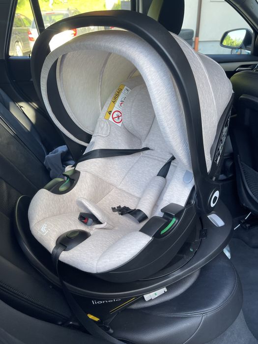Scoica auto lionelo moxie i size 360 grade, bambus