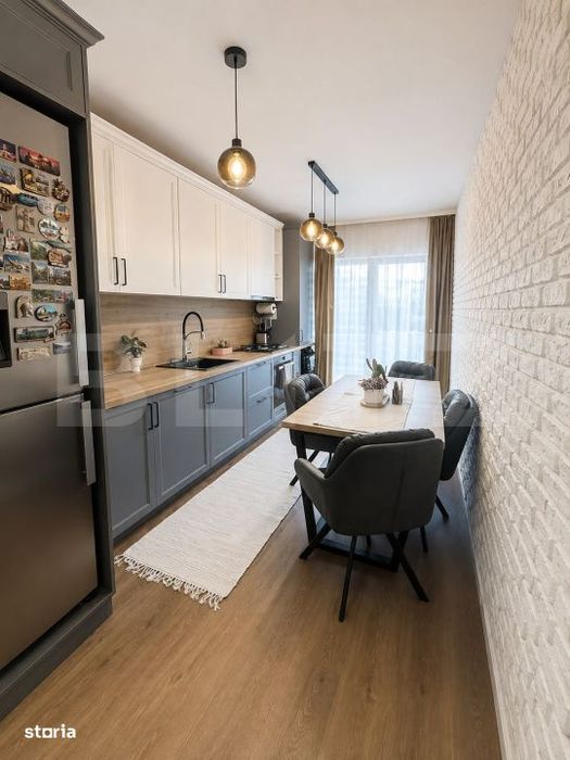 Apartament 3 camere lux, 76 mp, 2 bai, terasa si parcare – bloc nou