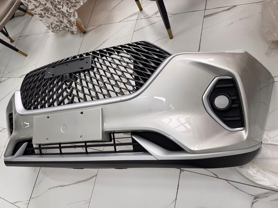 Haval M6 передний бампер серый