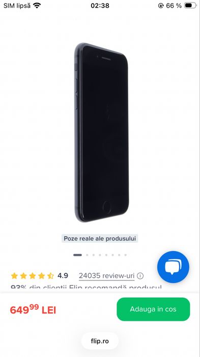 Vand iphone se 3