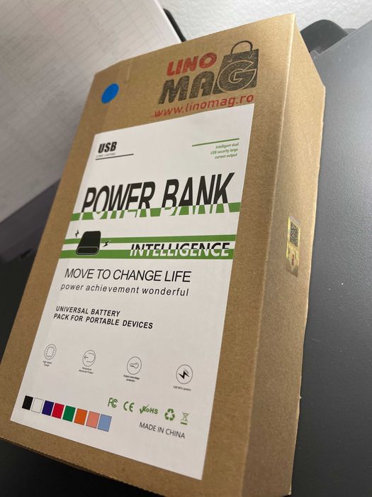 Solar PowerBank 20000mAh baterie 4panou lanterna waterproof NouSIGILAT