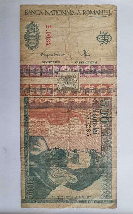 Bancnote vechi 500 lei, 1000 lei