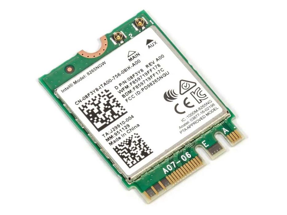 Placuta WIFI SH Intel AC 8265NGW Dell Latitude 5280 5480 5580 7480