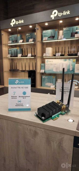 Dostavka.TPLink Archer T4E AC1200 Wireless PCI-E Adapter адаптер