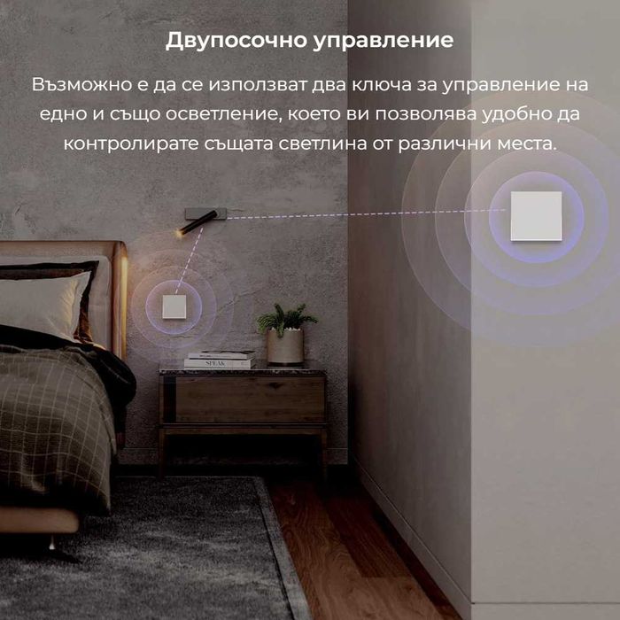 Avatto TS60 WiFi – Смарт ключ за осветление с LED подсветка