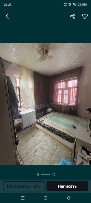 Паркентский базар Квартира 2 комнатная, удобная планировка на втором э