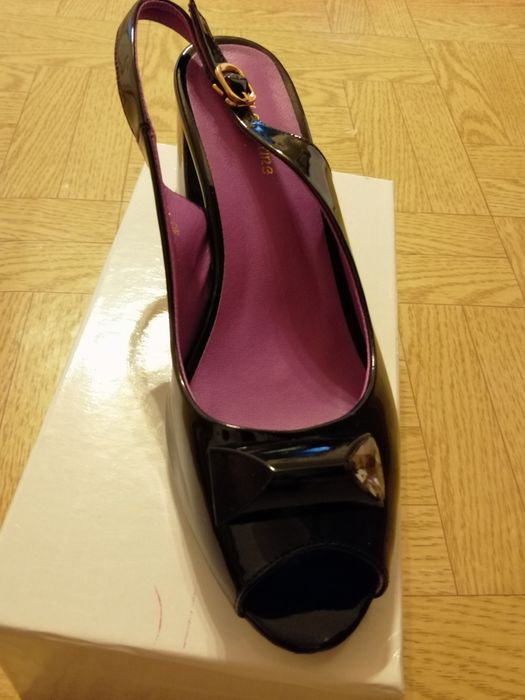 Туфли черный, лакированный