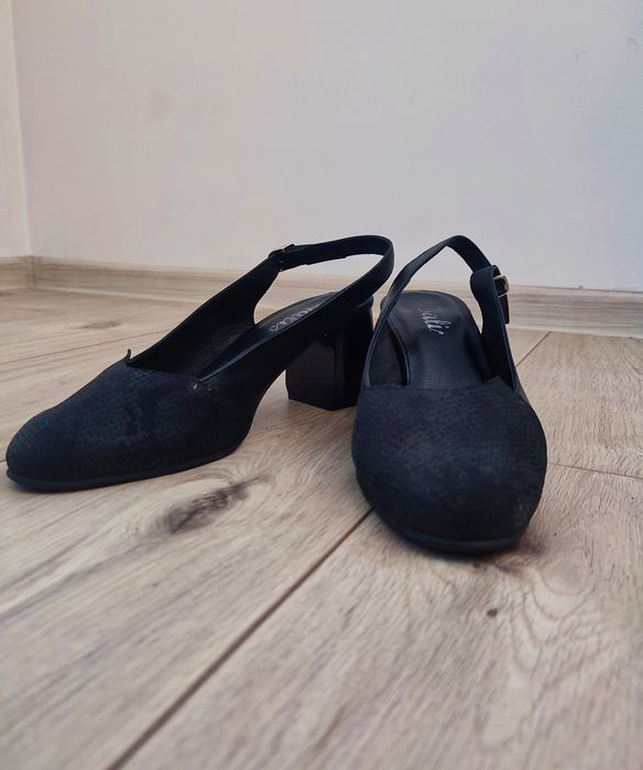 Сандали на ток Balis - естествена кожа