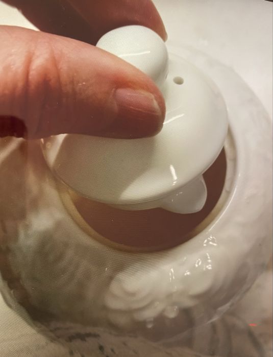 Крышка фарфоровая для чайника