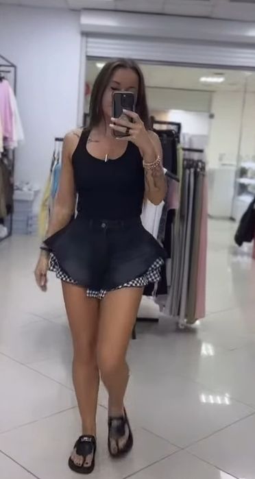 Стильные джинсовые шорты