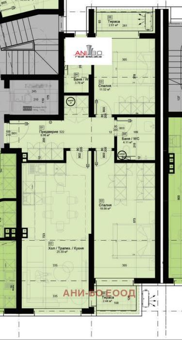 Продава се Тристаен апартамент в Варна, Левски - 107 кв.м за 1352 €/кв.м - Снимка #3