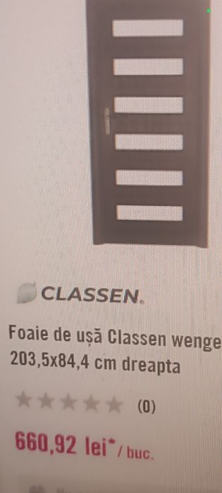 Uși cu Toc Classen Polonia Wenge Toc pentru zid 22-38 cm