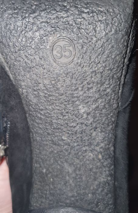 Сапоги 35 зима, каблук