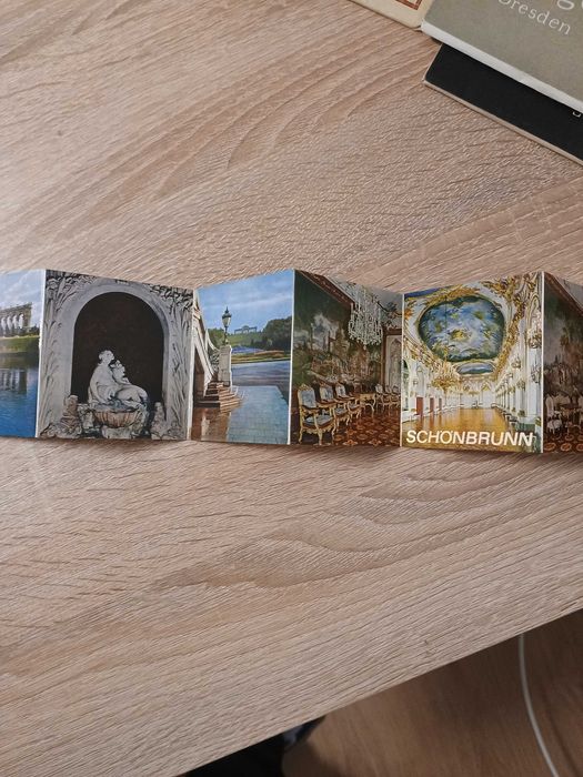 Miniatura Palatul Schonbrunn Vienna Austria carti postale ilustrate