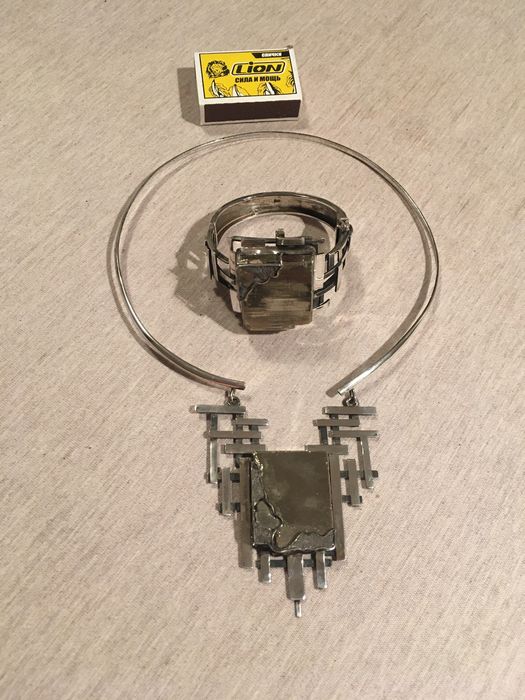 Гарнитур набор серебро .