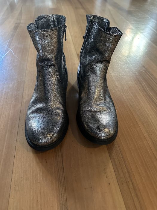 Дамски боти сребристи