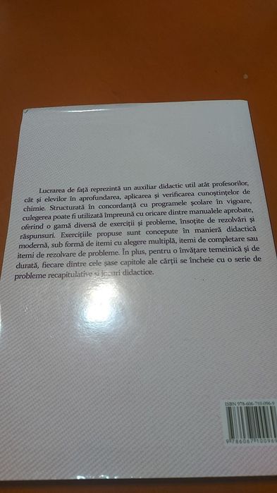 Vand culegere chimie exercitii probleme si jocuri pentru gimnaziu art