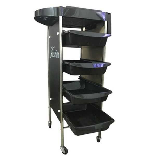 Ucenic coafor frizerie salon Lila Rossa cu 4 sertare, suport mare feon