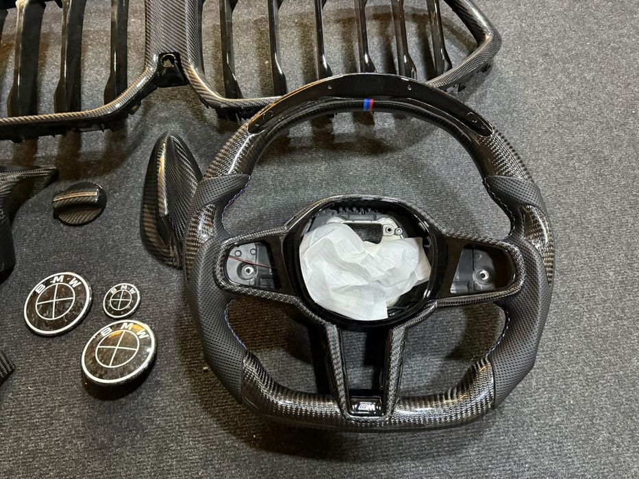 Eleron Grile Volan Embleme Luneta  Oglinzi Carbon BMW X6M F96 G06 X6