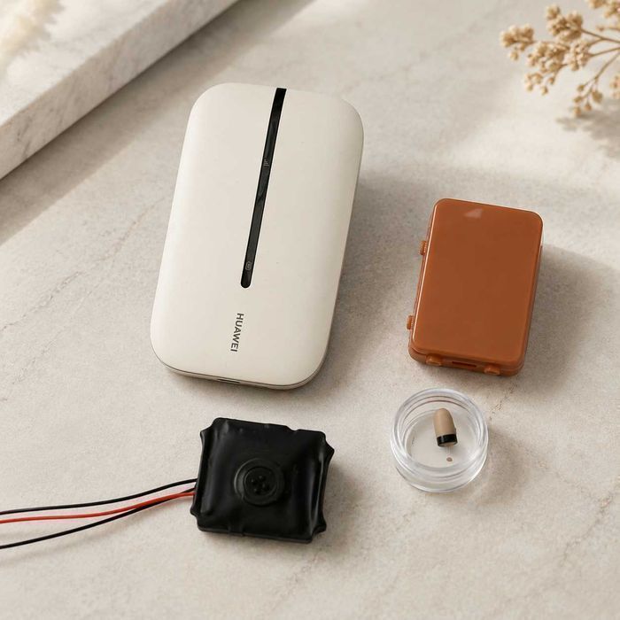 Casca de Copiat Premium cu Camera Nasture | FARA Telefon | Foarte Discret