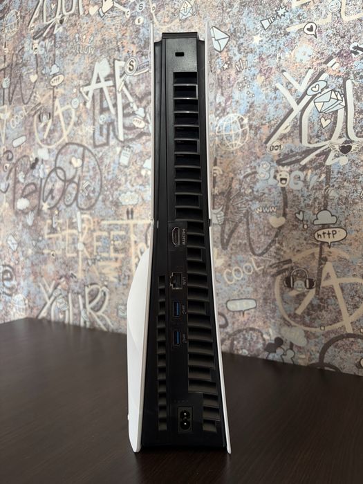 Ps 5 slim с дисководом, полный комплект.