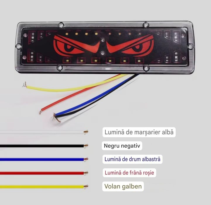Set 2 Stopuri Spate LED 12V - 24V pentru Camioane Remorci Autoturisme