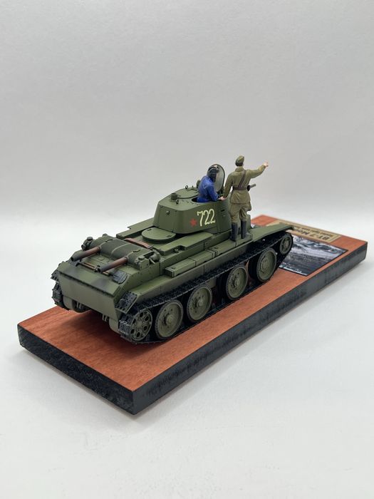 Модель танка БТ-7 с экипажем