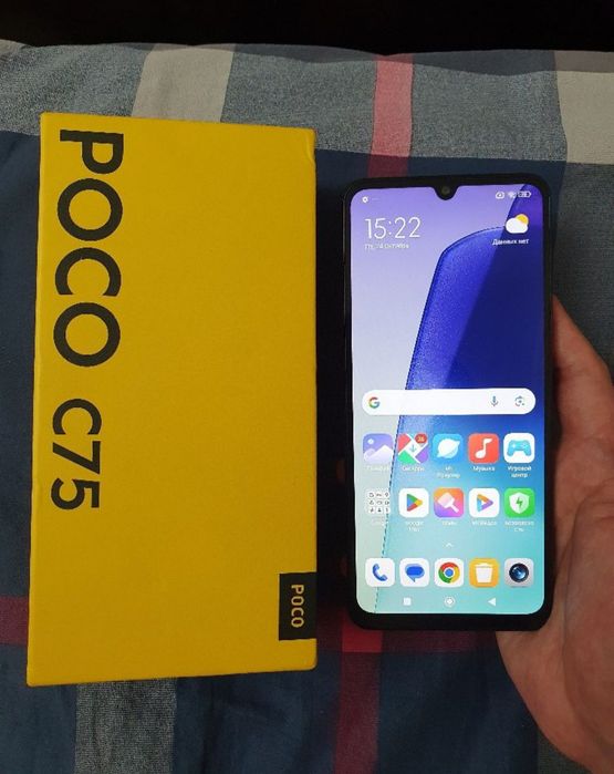 Xiaomi Poco C75 8+8/256GB Black Igravoy Karobka Holati Ideal Otlichni