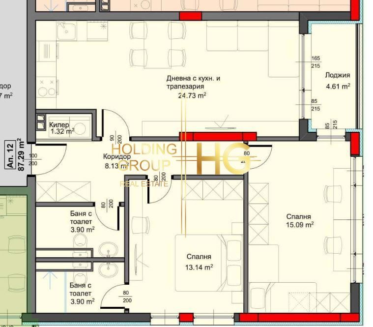 Продава се Тристаен апартамент в Варна, Аспарухово - 100 кв.м за 1375 €/кв.м - Снимка #1