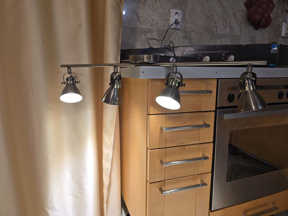 Corp iluminat Eglo Spot pe bară Seras GU10 4X3W IP20